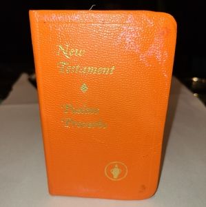 Mini Orange New Testament Psalms-Proverb Bible